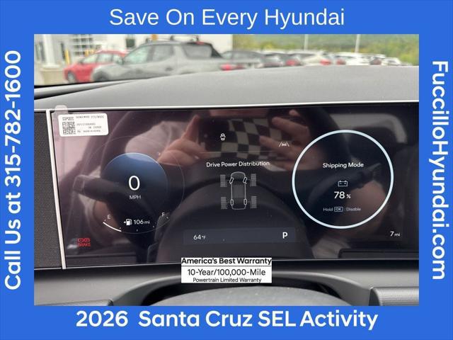 2026 Hyundai Santa Cruz SEL Activity