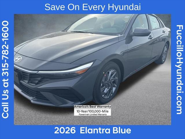 2026 Hyundai Elantra Hybrid Blue for sale in WATERTOWN, NY