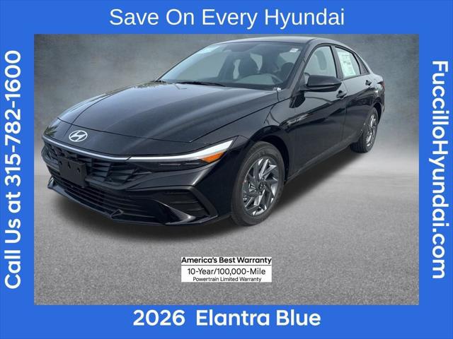 2026 Hyundai Elantra Hybrid Blue for sale in WATERTOWN, NY