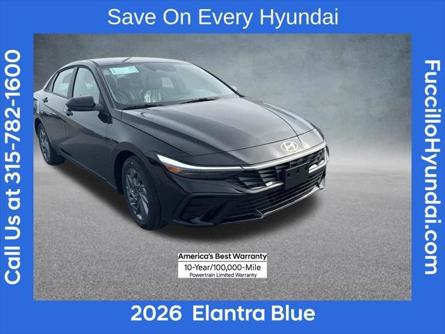 2026 Hyundai Elantra Hybrid Blue