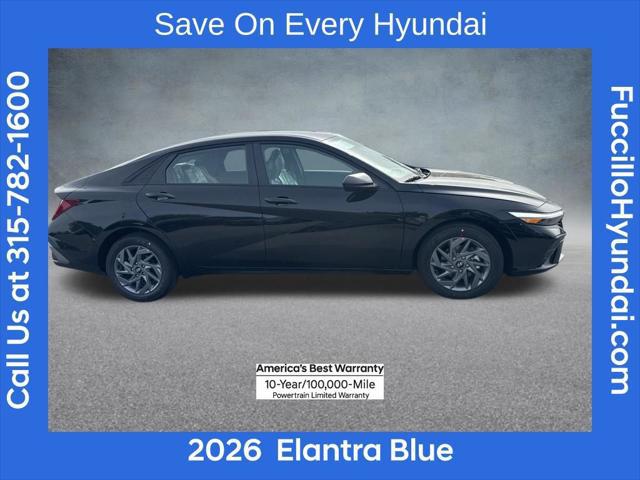 2026 Hyundai Elantra Hybrid Blue