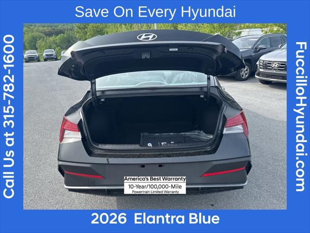 2026 Hyundai Elantra Hybrid Blue