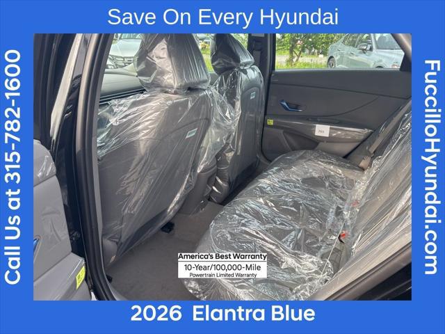 2026 Hyundai Elantra Hybrid Blue