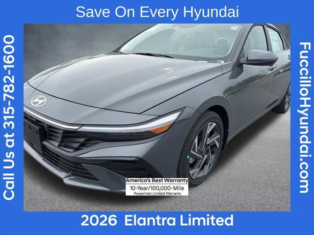 2026 Hyundai Elantra Hybrid Limited for sale in WATERTOWN, NY