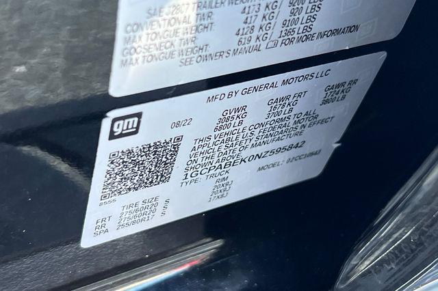 2022 Chevrolet Silverado 1500 2WD Crew Cab Short Bed Custom