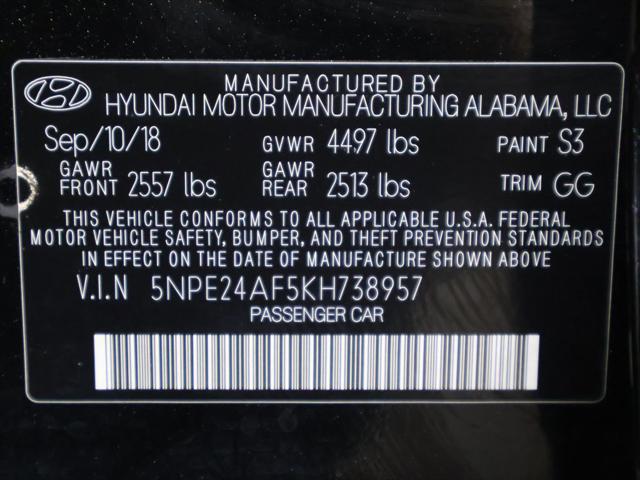 2019 Hyundai Sonata SE