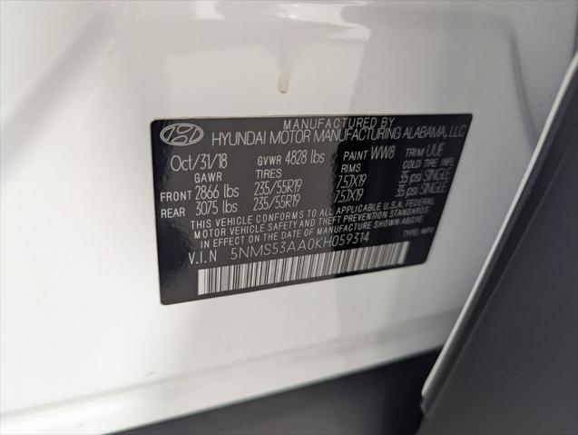 2019 Hyundai Santa Fe Ultimate 2.0T