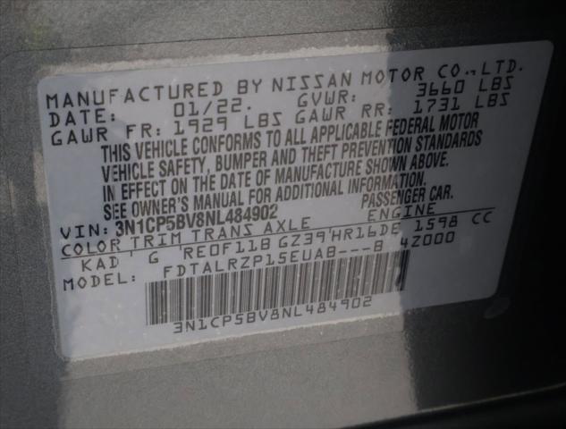 2022 Nissan Kicks S Xtronic CVT