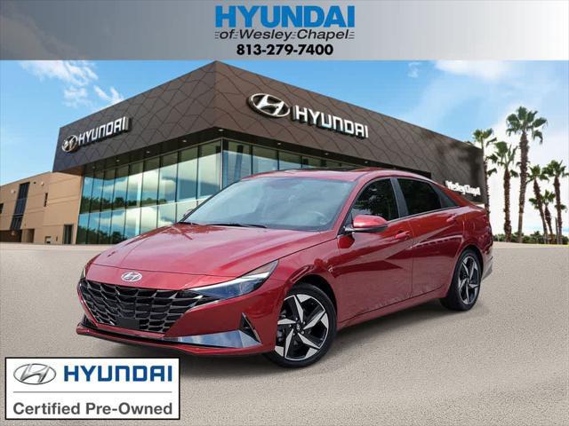 2023 Hyundai Elantra Hybrid Limited for sale in WESLEY CHAPEL, FL