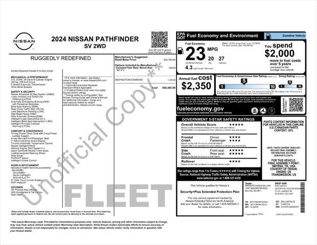 2024 Nissan Pathfinder SV FWD