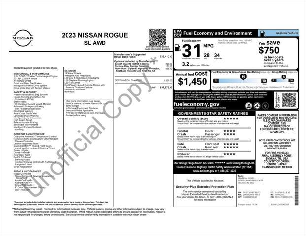 2023 Nissan Rogue SL Intelligent AWD