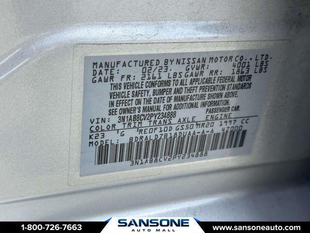 2023 Nissan Sentra SV Xtronic CVT