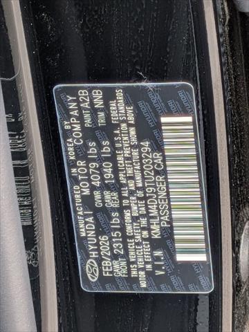 2026 Hyundai Elantra Hybrid Blue