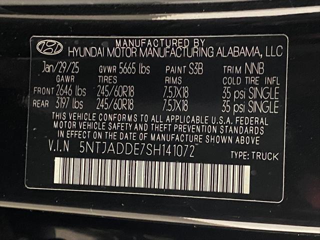 2025 Hyundai Santa Cruz SE