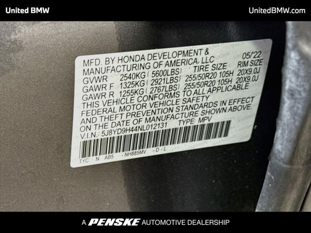 2022 Acura MDX Technology Package