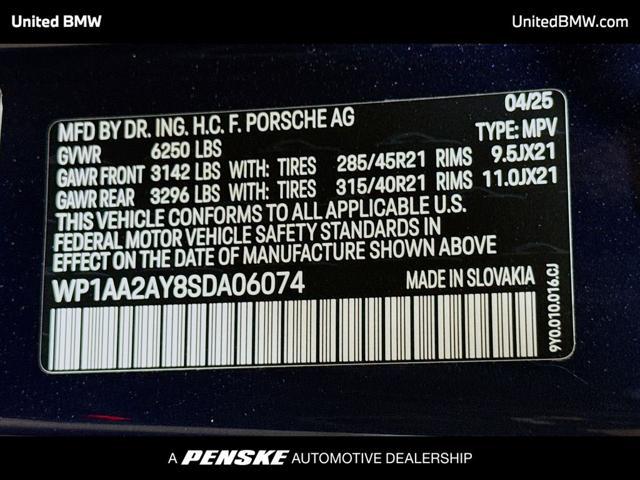 2025 Porsche Cayenne Base