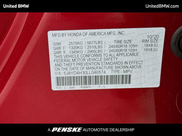 2020 Acura MDX Standard
