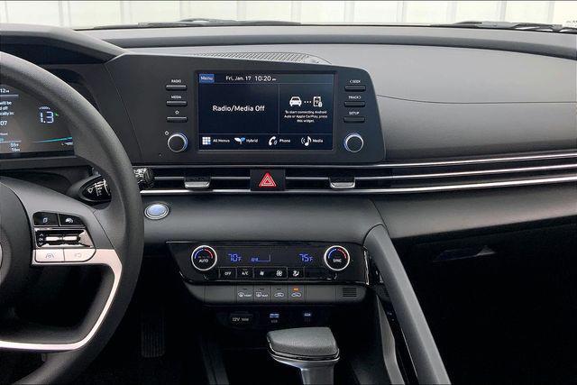 2025 Hyundai Elantra Hybrid Blue