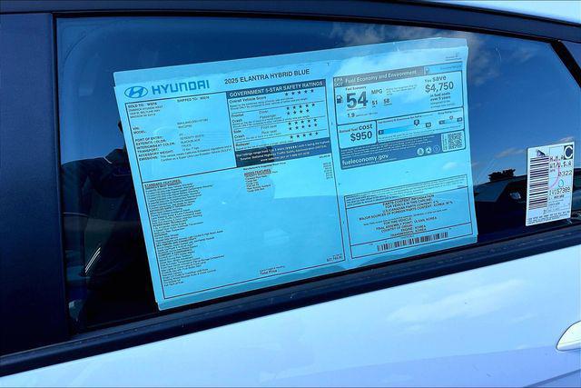 2025 Hyundai Elantra Hybrid Blue