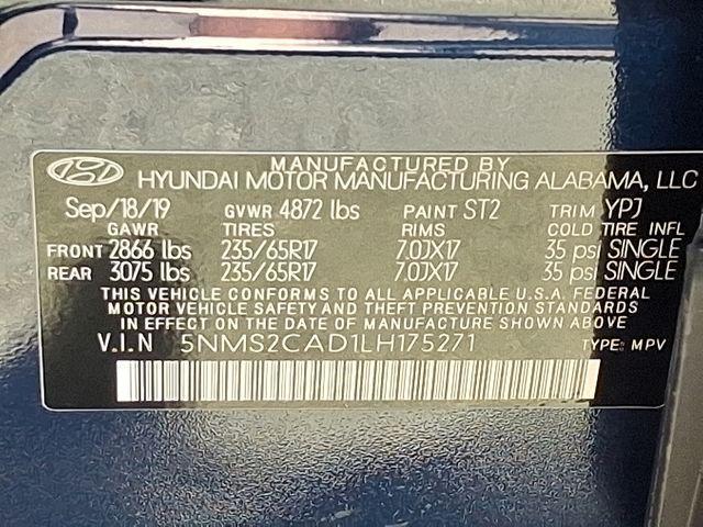 2020 Hyundai Santa Fe SE