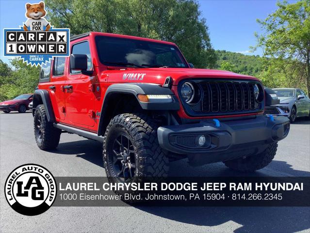 2024 Jeep Wrangler 4xe Willys 4xe for sale in JOHNSTOWN, PA