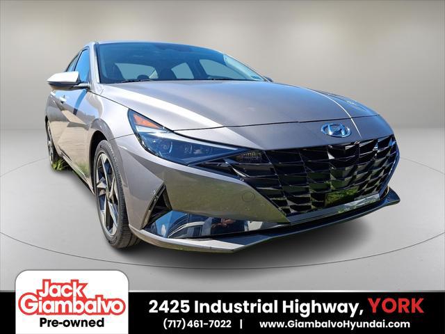 2021 Hyundai Elantra Hybrid Limited for sale in YORK, PA