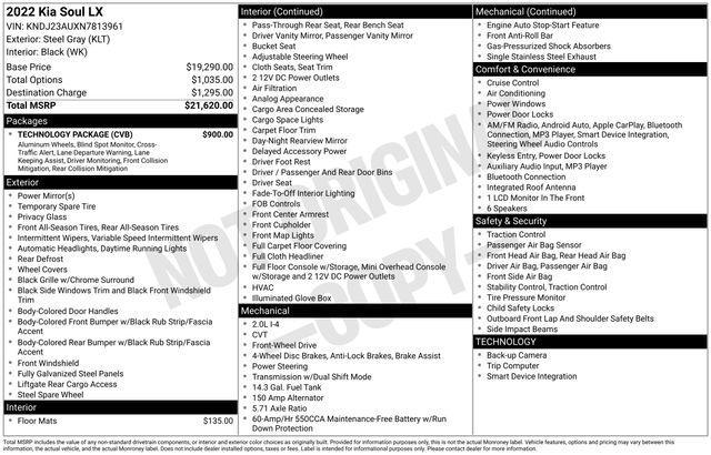 2022 Kia Soul LX