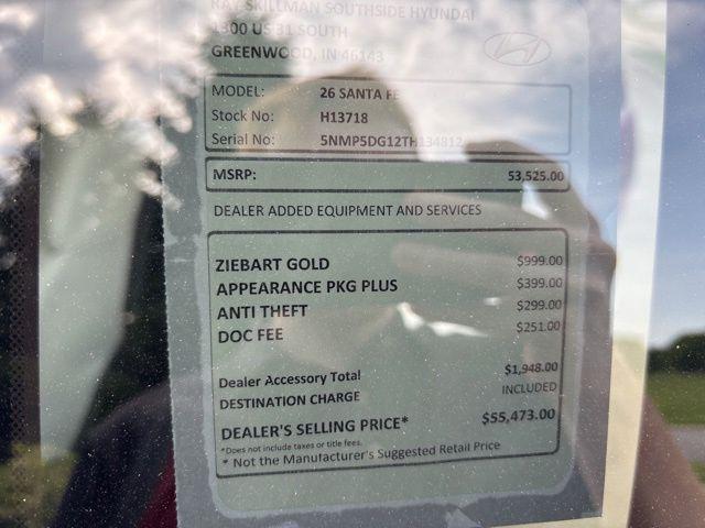 2026 Hyundai Santa Fe Hybrid Calligraphy