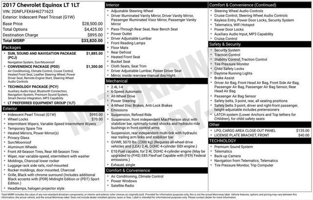 2017 Chevrolet Equinox LT
