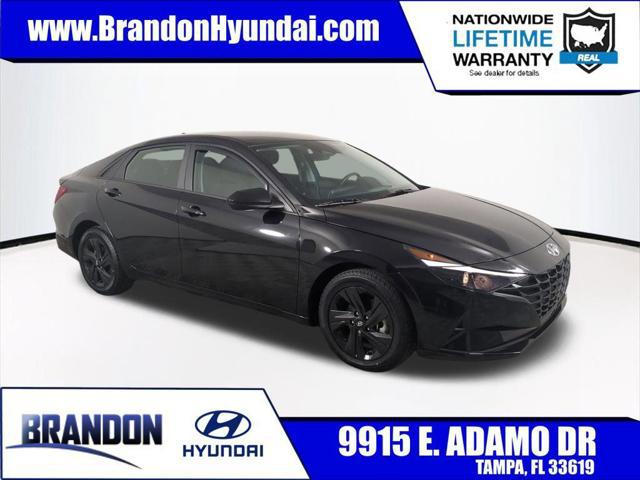 2023 Hyundai Elantra Hybrid Blue for sale in TAMPA, FL