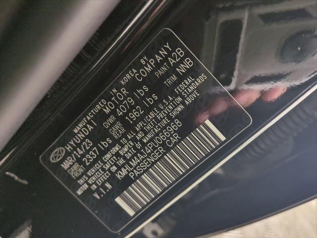 2023 Hyundai Elantra Hybrid Blue