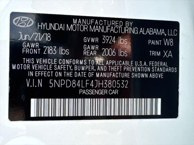 2018 Hyundai Elantra SEL
