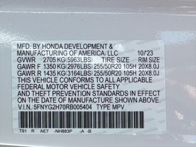 2024 Honda Pilot Touring
