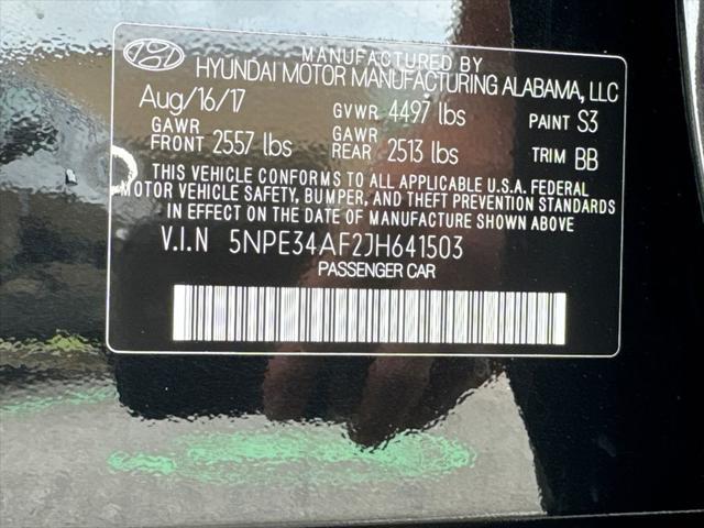 2018 Hyundai Sonata SEL