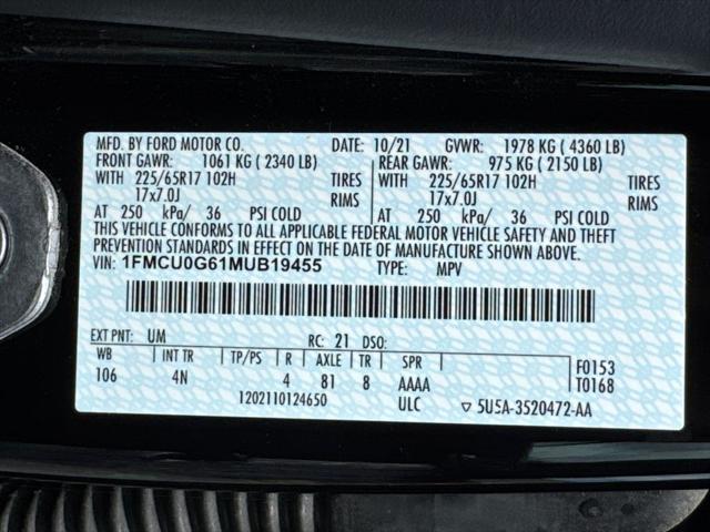 2021 Ford Escape SE