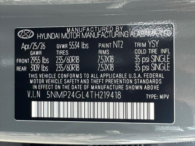 2026 Hyundai Santa Fe SEL