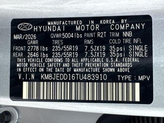2026 Hyundai Tucson Hybrid Limited