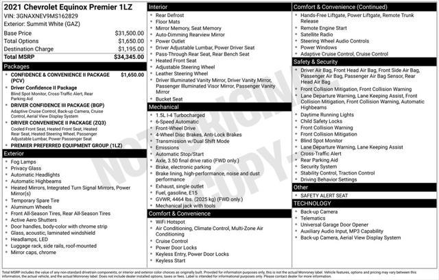 2021 Chevrolet Equinox FWD Premier
