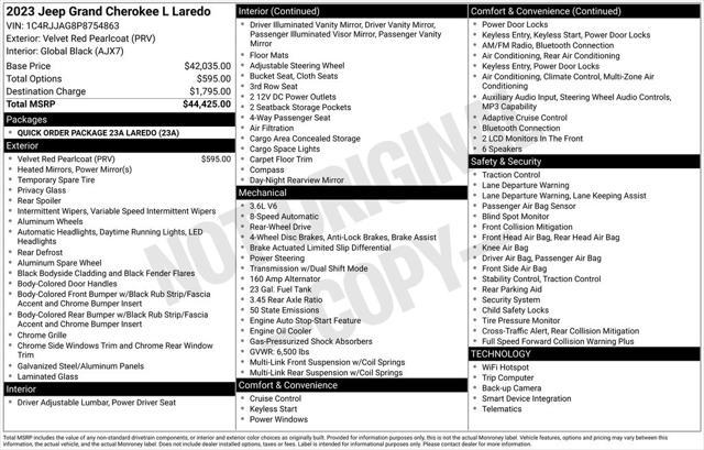 2023 Jeep Grand Cherokee L Laredo 4x2