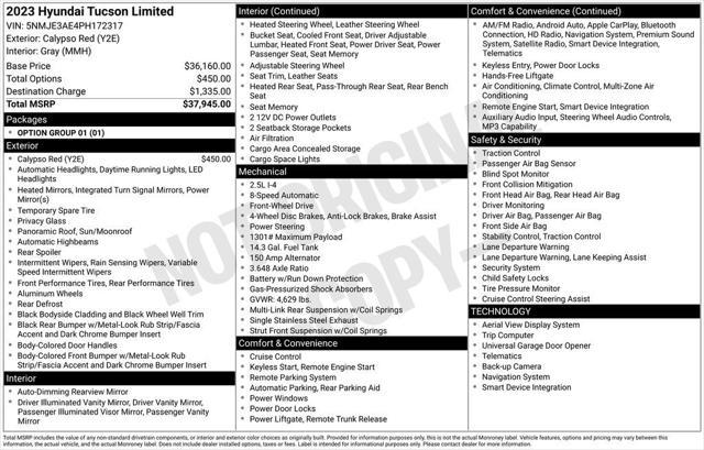 2023 Hyundai Tucson Limited