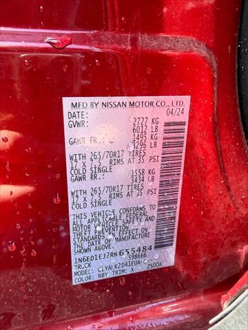 2024 Nissan Frontier Crew Cab PRO-X 4x2