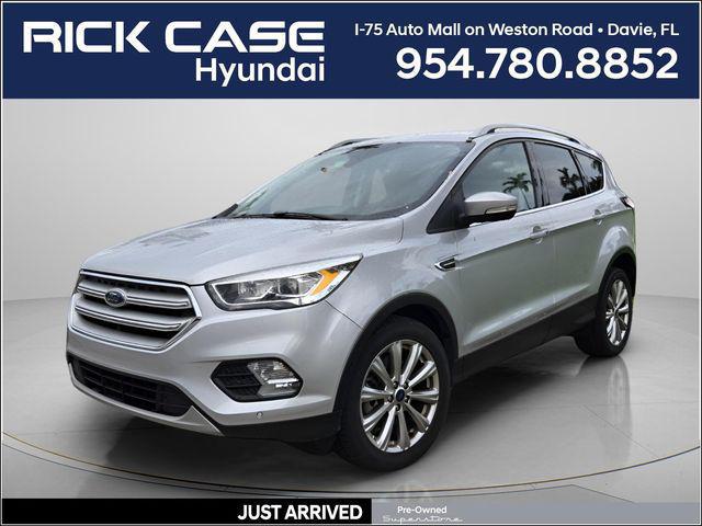 2018 Ford Escape Titanium for sale in DAVIE, FL