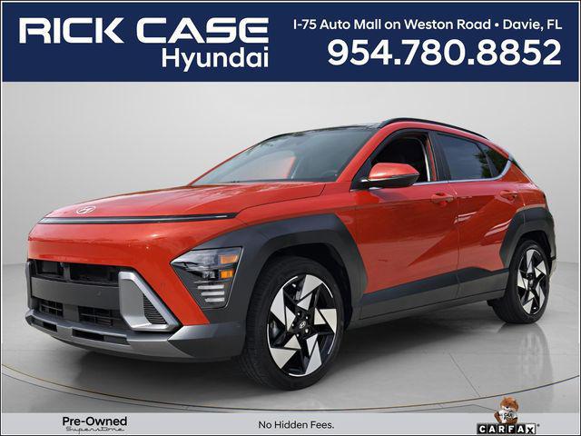 2024 Hyundai Kona Limited for sale in DAVIE, FL