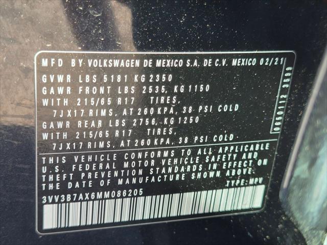 2021 Volkswagen Tiguan 2.0T SE