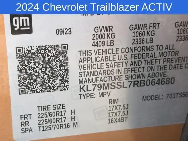 2024 Chevrolet TrailBlazer AWD ACTIV