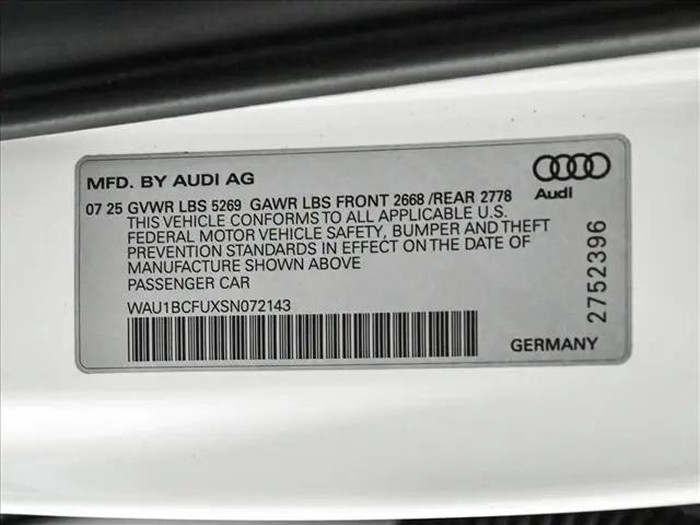 2025 Audi A5 Premium TFSI quattro S tronic