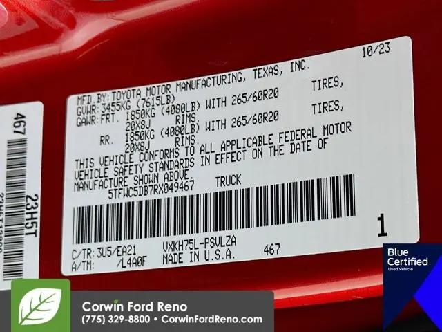 2024 Toyota Tundra Limited 4WD
