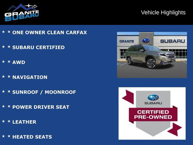 2025 Subaru Forester Limited Hybrid