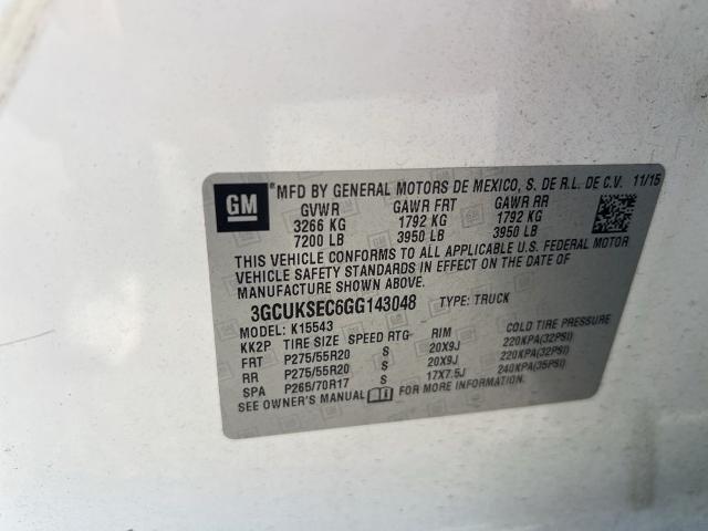 2016 Chevrolet Silverado 1500 1LZ