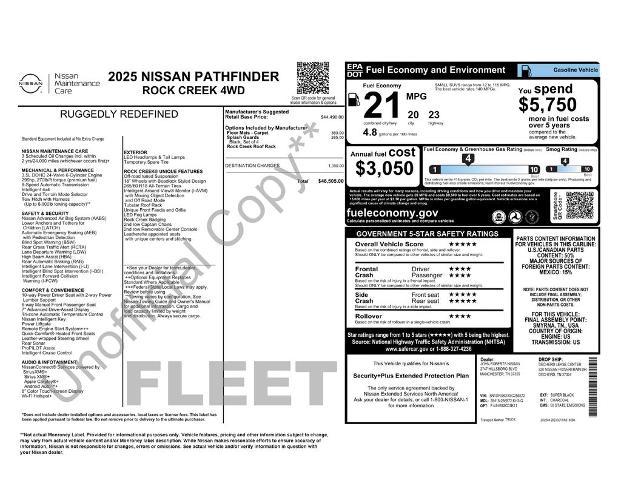 2025 Nissan Pathfinder Rock Creek 4WD